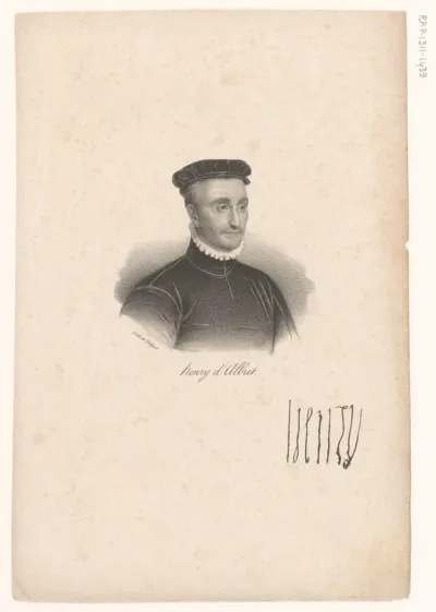 Portret van Hendrik II van Navarra