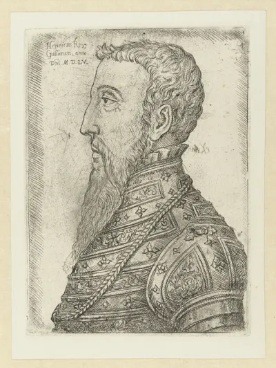 Portret van Hendrik II