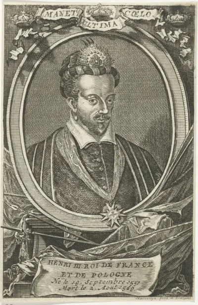Portret van Hendrik III, koning van Frankrijk