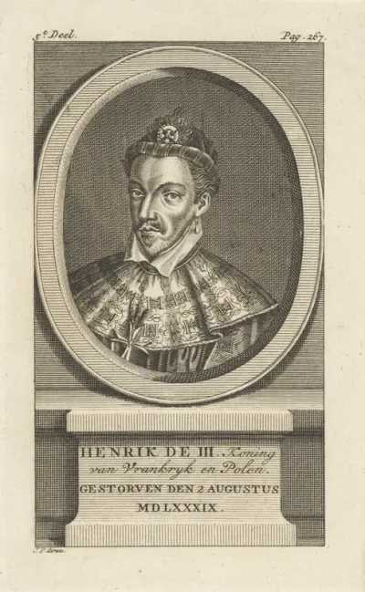 Portret van Hendrik III, koning van Frankrijk