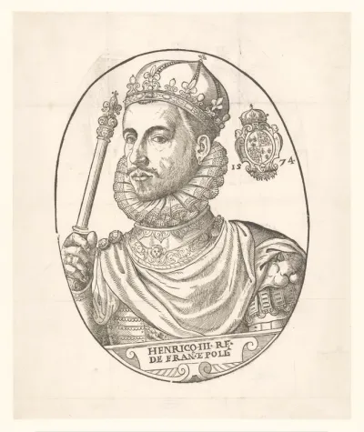 Portret van Hendrik III, koning van Frankrijk