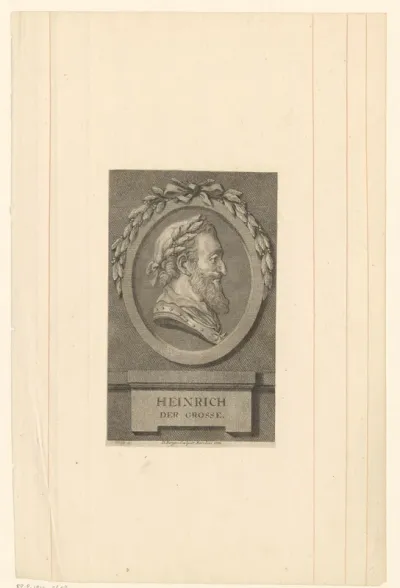 Portret van Hendrik IV, koning van Frankrijk en Navarra