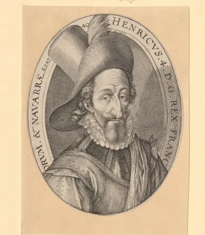 Portret van Hendrik IV, koning van Frankrijk en Navarra