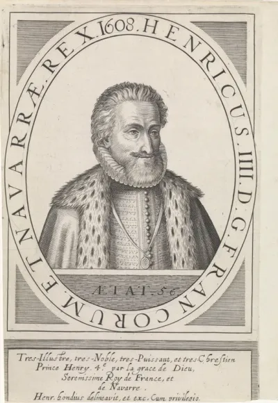 Portret van Hendrik IV, koning van Frankrijk en Navarre
