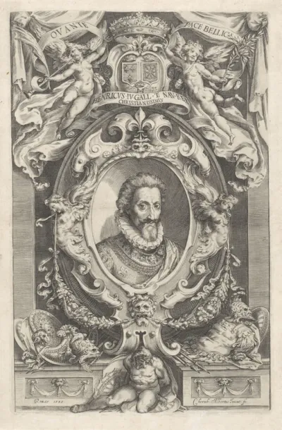 Portret van Hendrik IV, koning van Frankrijk