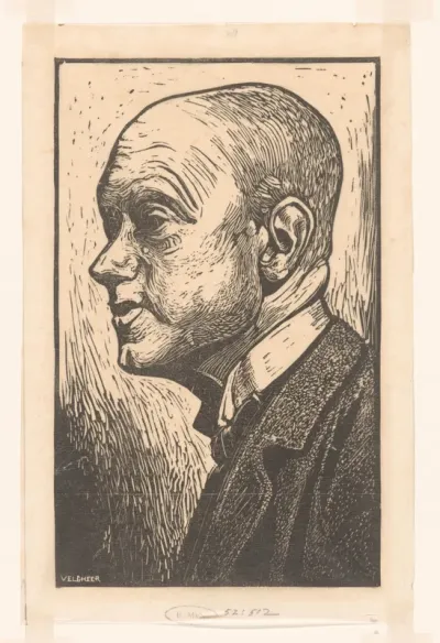 Portret van Hendrik Johannes Haverman