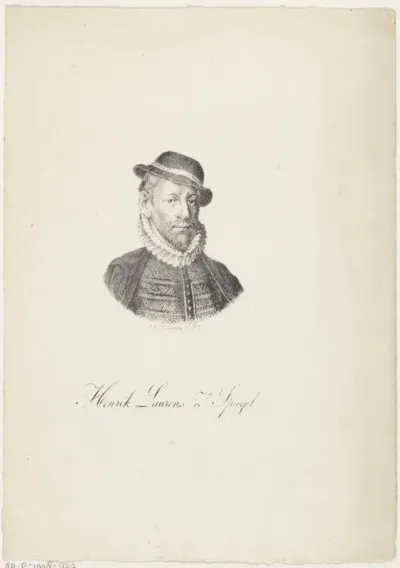 Portret van Hendrik Laurenszn. Spiegel