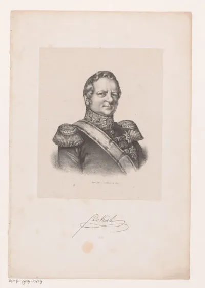 Portret van Hendrik Mercus de Kock