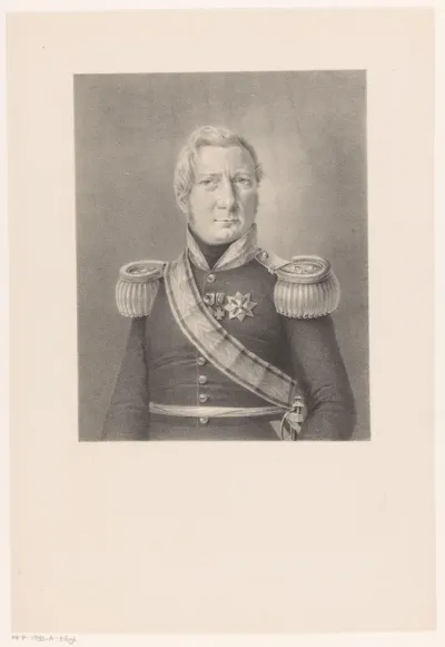 Portret van Hendrik Merkus de Kock