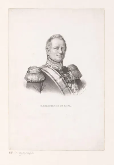 Portret van Hendrik Merkus de Kock
