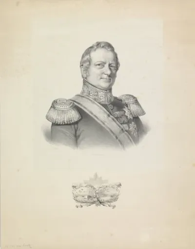 Portret van Hendrik Merkus de Kock