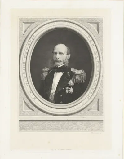 Portret van Hendrik, prins der Nederlanden