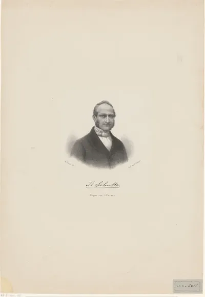 Portret van Hendrik Schutte