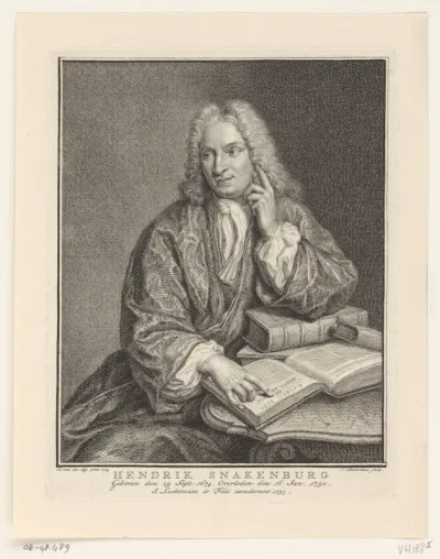 Portret van Hendrik Snakenburg