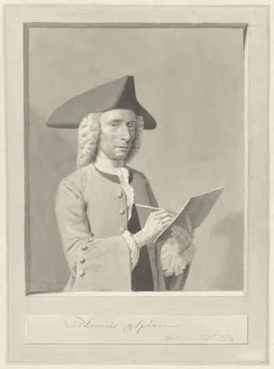 Portret van Hendrik Spilman