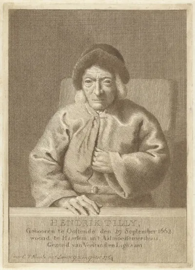 Portret van Hendrik Tilly