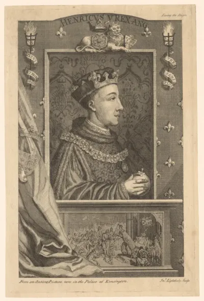 Portret van Hendrik V, koning van Engeland