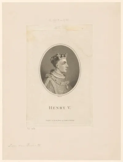 Portret van Hendrik V van Engeland