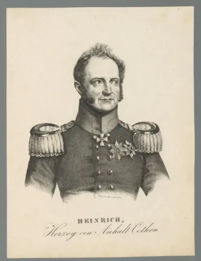 Portret van Hendrik van Anhalt-Köthen