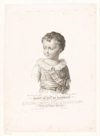Portret van Hendrik van Artois Bourbon