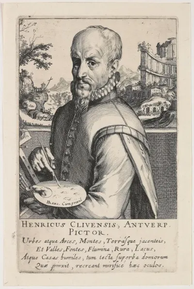 Portret van Hendrik van Cleef