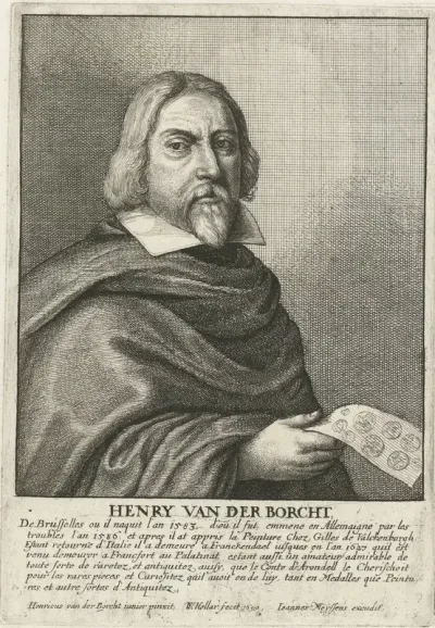 Portret van Hendrik van der Borcht de Oude