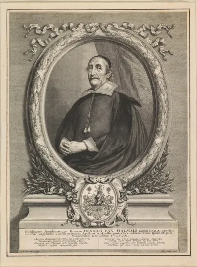 Portret van Hendrik van Halmale