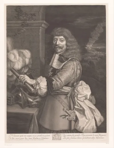 Portret van Hendrik van Harcourt