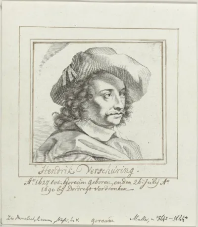 Portret van Hendrik Verschuring