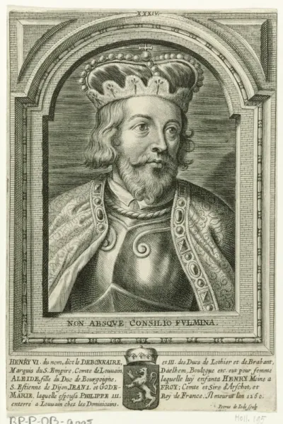 Portret van Hendrik VI de Vrome