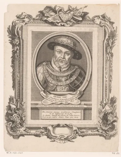 Portret van Hendrik VIII, koning van Engeland en Ierland