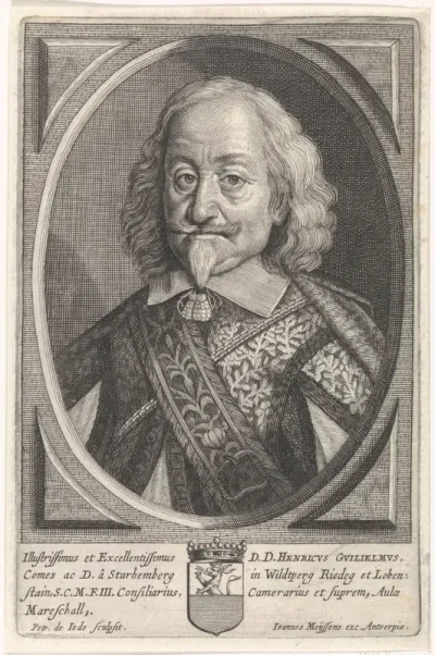 Portret van Hendrik Willem van Starhemberg-Schaunberg