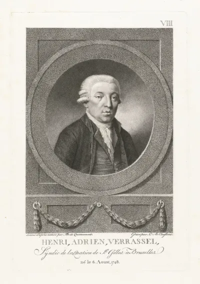 Portret van Henri Adriaen Verrassel