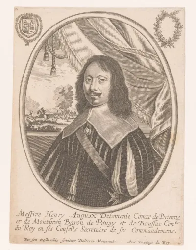 Portret van Henri-Auguste de Loménie de Brienne