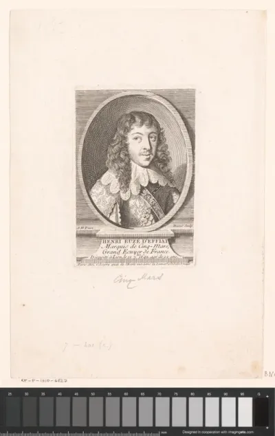 Portret van Henri Coiffier de Ruzé