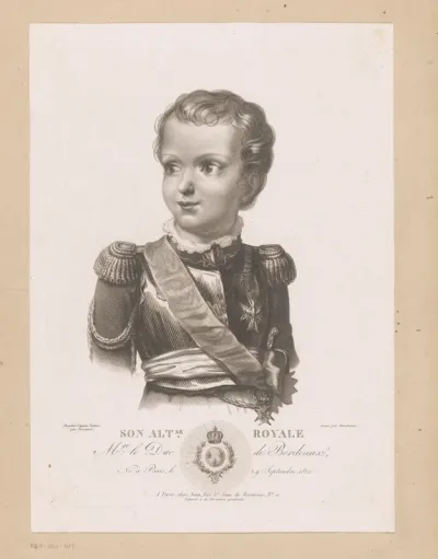 Portret van Henri d'Artois