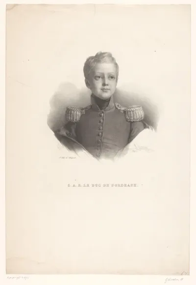 Portret van Henri d'Artois op vijfjarige leeftijd