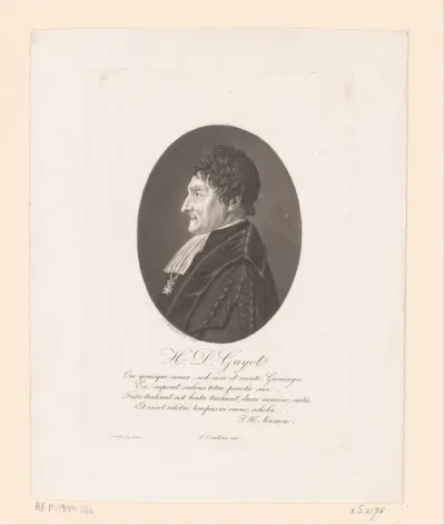 Portret van Henri Daniël Guyot
