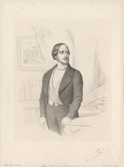 Portret van Henri de Bourbon, hertog van Bordeaux en graaf van Chambord