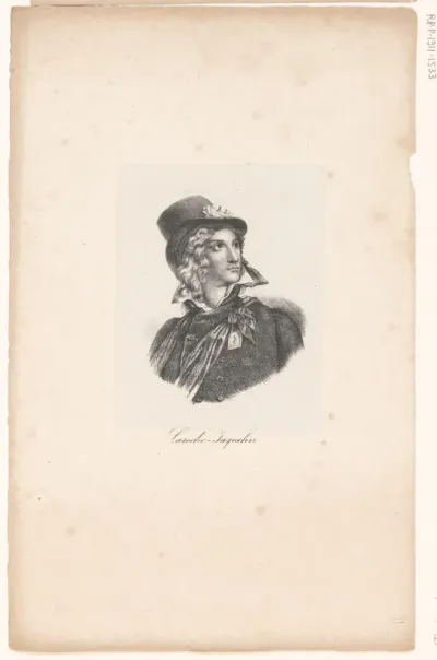 Portret van Henri de la Rochejaquelein