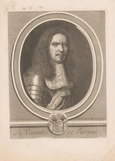Portret van Henri de la Tour d'Auvergne