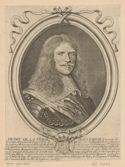 Portret van Henri de La Tour d'Auvergne