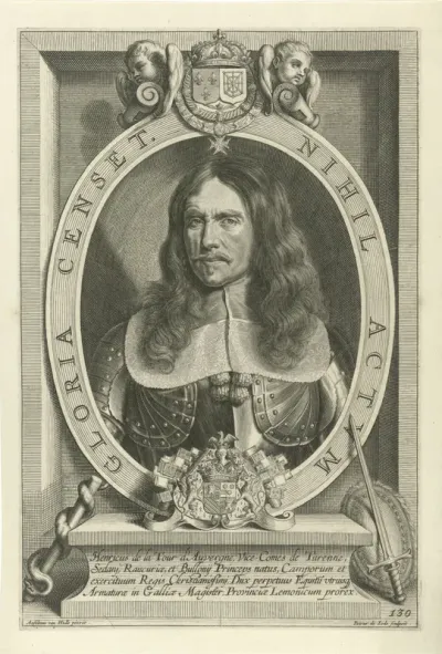 Portret van Henri de Latour d'Auvergne