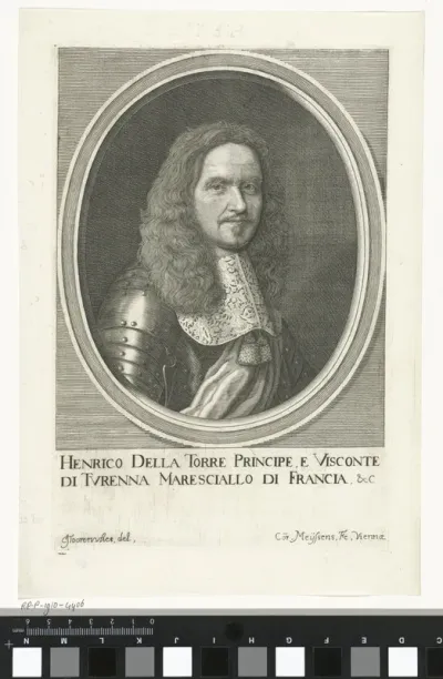 Portret van Henri de Latour d'Auvergne, vicomte de Turenne