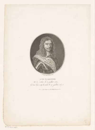 Portret van Henri de Latour d'Auvergne, vicomte de Turenne
