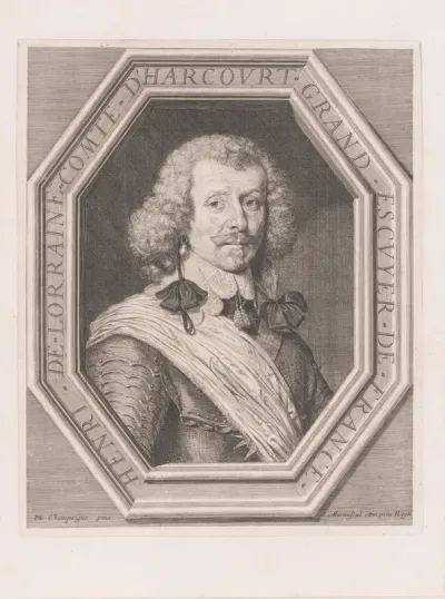 Portret van Henri de Lorraine graaf van Harcourt