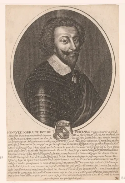 Portret van Henri de Mayenne