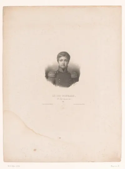 Portret van Henri Eugène-Philippe-Louis van Orléans, hertog van Aumale