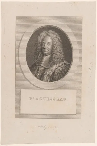 Portret van Henri François d'Aguesseau