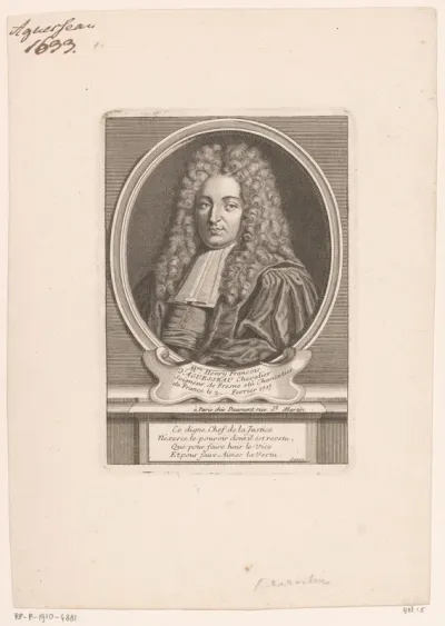 Portret van Henri François d'Aguesseau